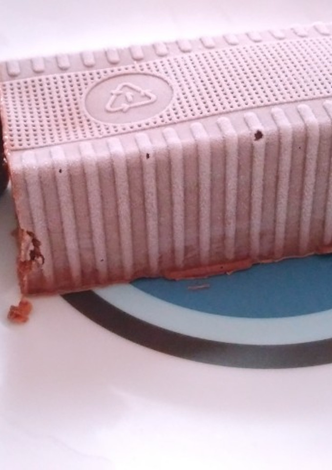 Una foto de Postre de plátano y chocolate muy fácil "sin horno" 🍌🍫