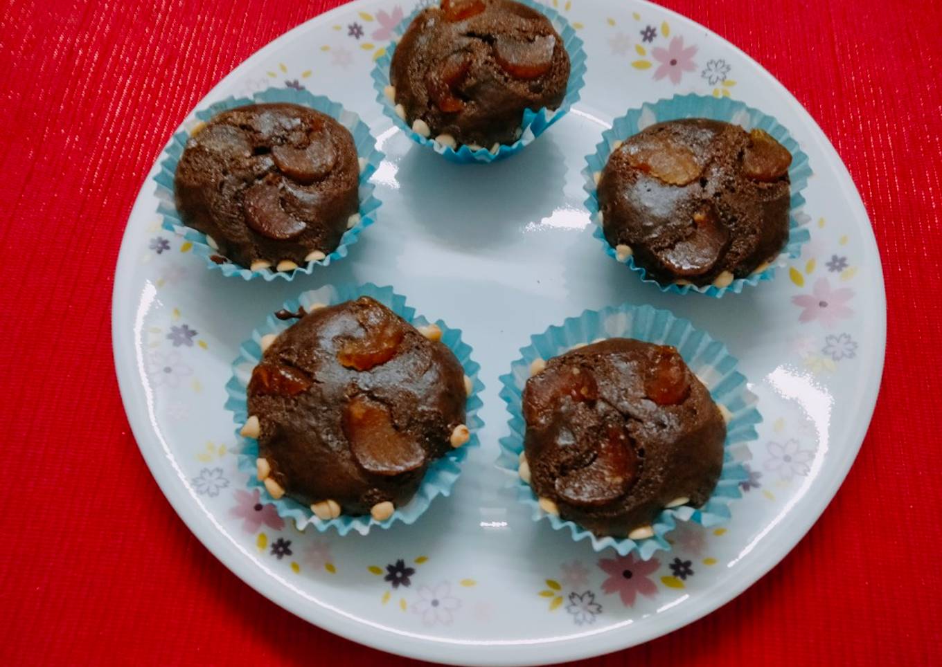 #LBC#Healthy Amla/gooseberry chocolate cupcakes