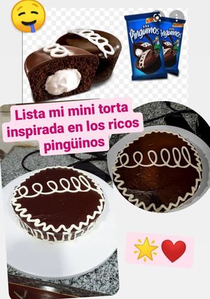 Una foto de Torta estilo dulces pingüino