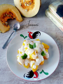Foto resep Labu Kuning Kukus Vla Santan