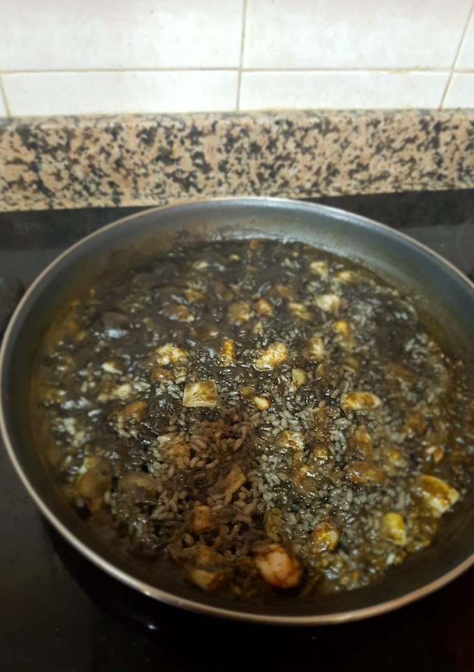Una foto de Arroz negro