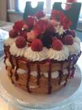 Layer cake aux fruits rouges