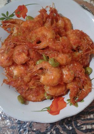 Foto resep Udang pete sambel