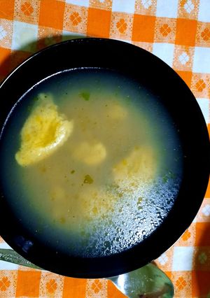 Grízgaluska leves recept fotója
