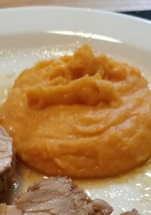 Una foto de Puré de papas o camote cremoso