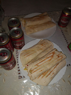 Una foto de Kebab casero
