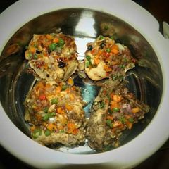 A picture of Steamed Chicken.