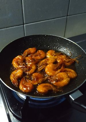 Foto resep Udang Bakar Madu (Teflon)