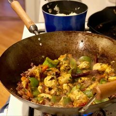 A picture of Wok Seared Chicken and Vegetables.
