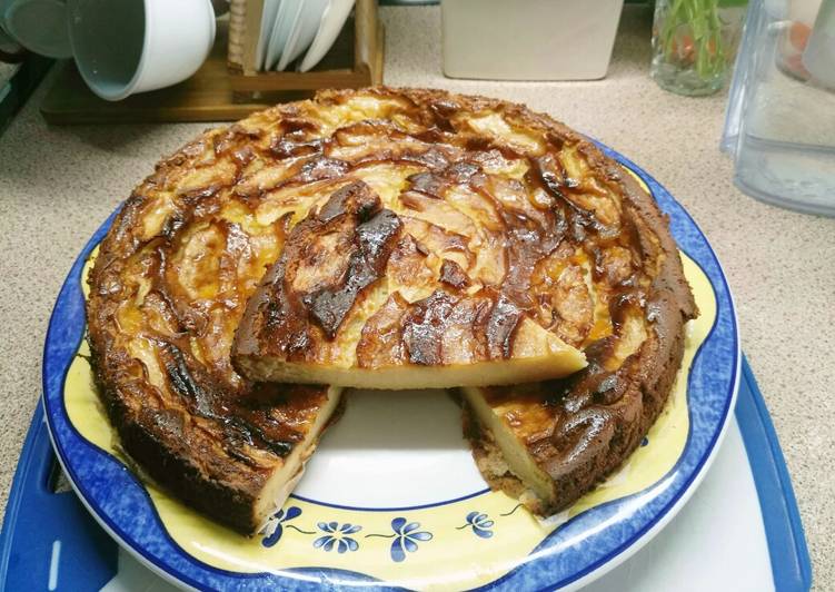 Tarta de manzana súper rápida