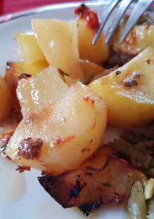 Une photo de Pommes de terre au four
