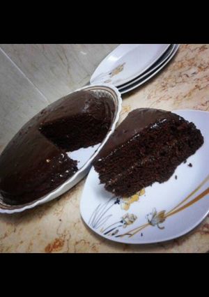 صورة لوصفة كيكة الشوكلاته