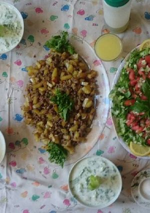 صورة لوصفة بطاطا مدخنة