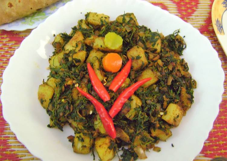 Steps to Make Super Quick Homemade Aloo Methi