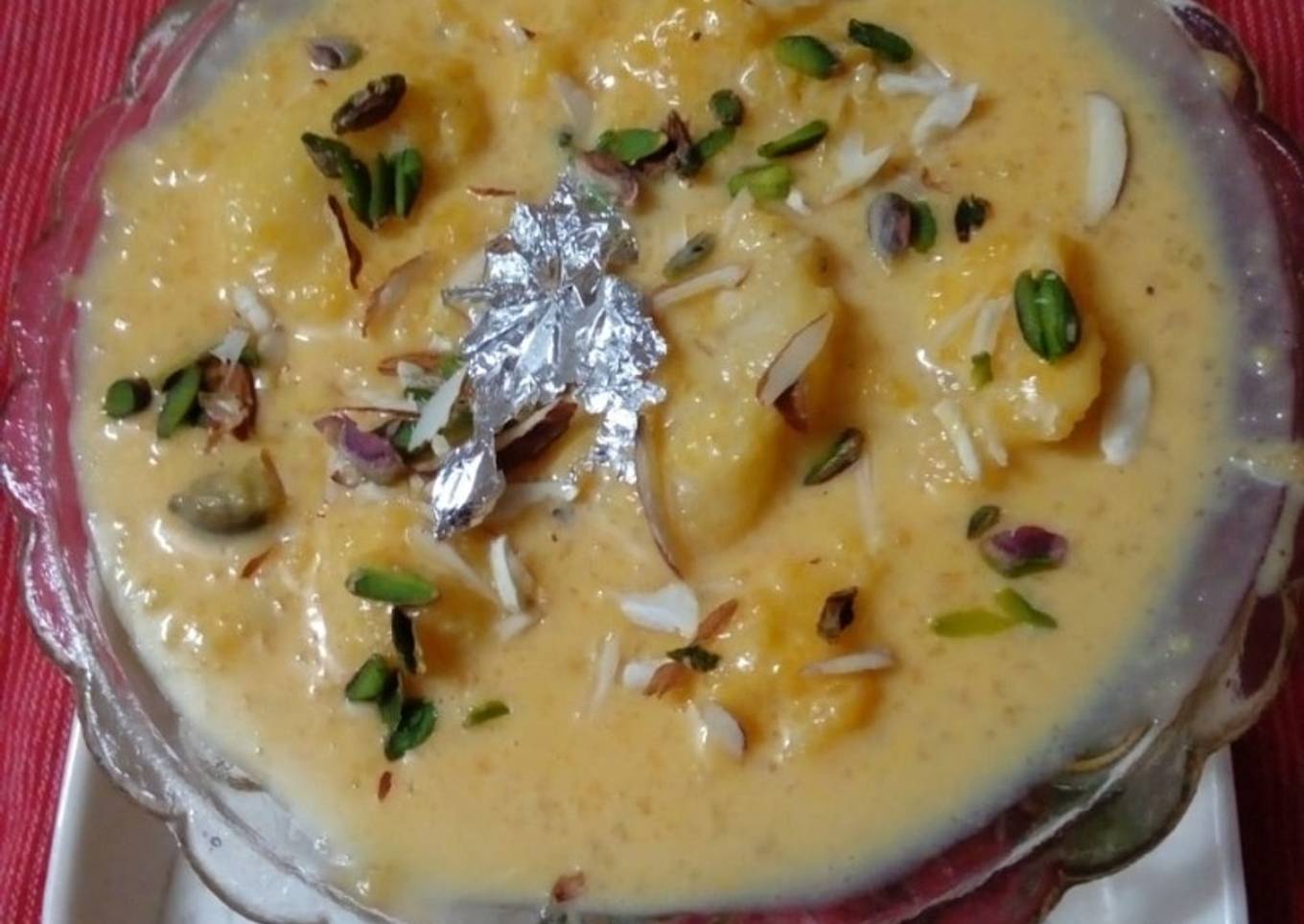 Leftover rice rasmalaai