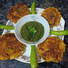 A picture of Makhana cutlets.