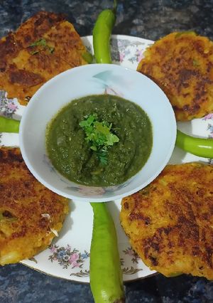 A picture of Makhana cutlets.