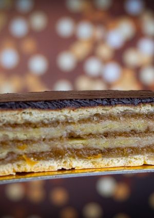 Diós zserbó recept fotója