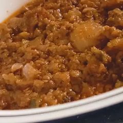 A picture of Beef Mince & Bitter gourd 🪴🪴🪴.