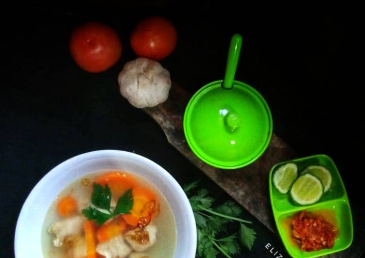 Cara Gampang Menyiapkan Sup ayam ala pak Min Klaten Anti Gagal