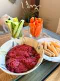 Hummus de remolacha