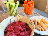 Hummus de remolacha