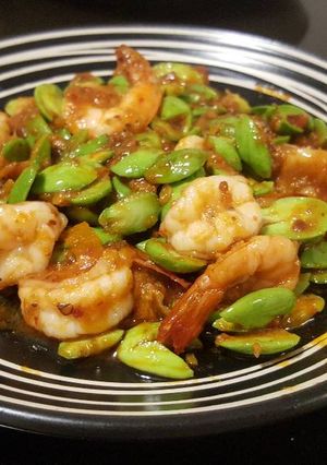 รูปของ กุ้งผัดสะตอ