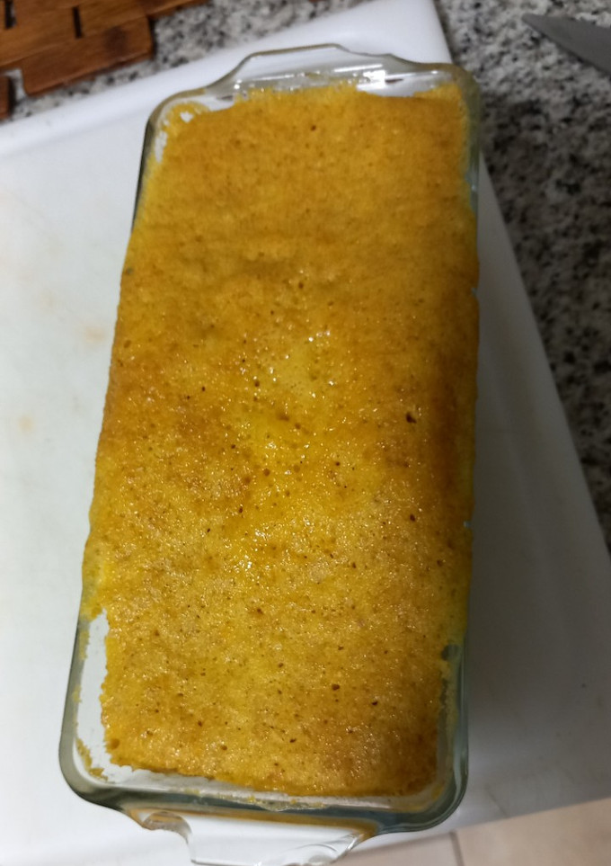 Una foto de Bizcocho de zanahoria al microondas