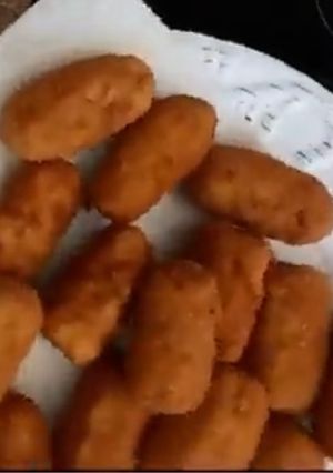 A picture of Ham and Bacon Croquettes.