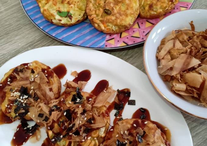Cara Gampang Menyajikan Okonomiyaki Sederhana (mie) yang Enak Banget