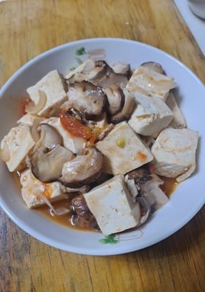 Hình của món Đậu hũ(phụ) rim.