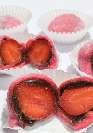 Foto resep Ichigo daifuku mochi