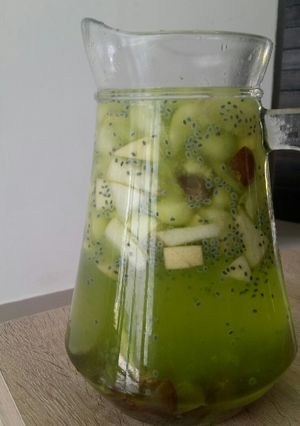Foto resep Es buah sirup melon