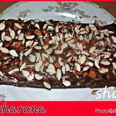 A picture of Choco Almond Cake.