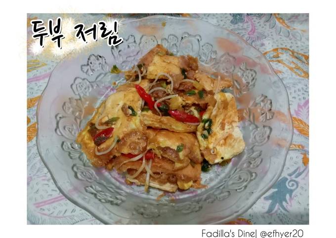 40. Dubu Jorim (Semur Tahu ala Drakor versi Lokal)