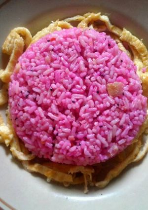 Foto resep Nasi goreng naga merah rumahan 😊☺