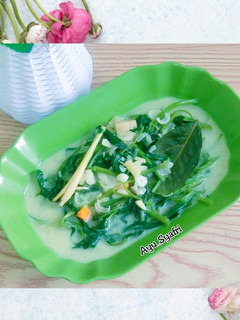 Foto resep Tumis Kangkung Kuah Santan