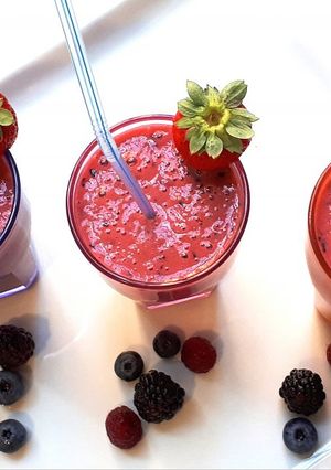 Foto di Smoothie rosso