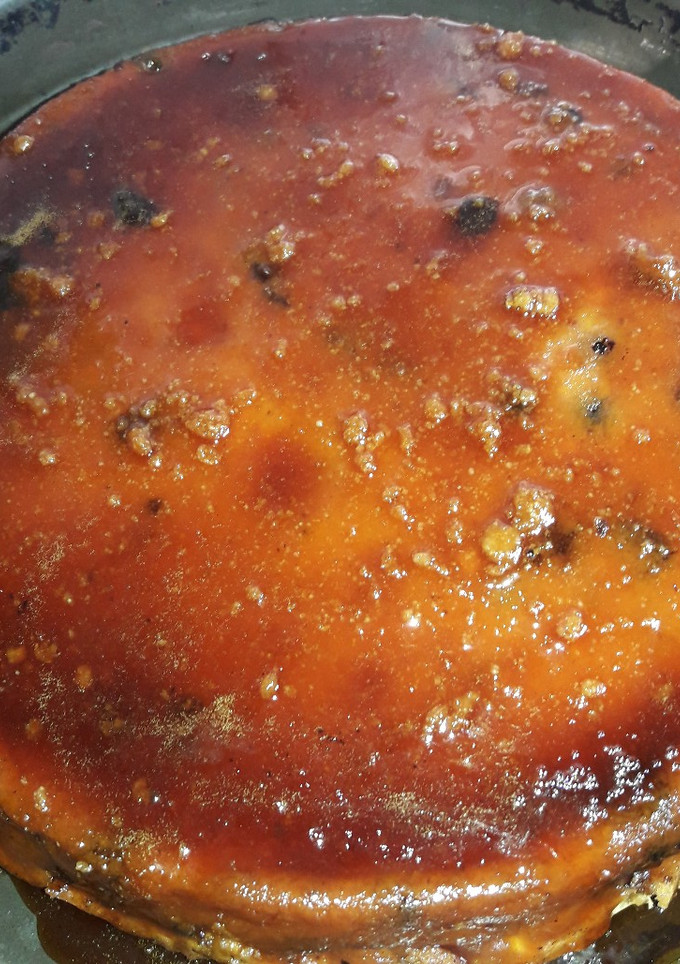 Una foto de Budín de pan con chocolate