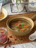 Sup ayam dengan green tea & goji berry