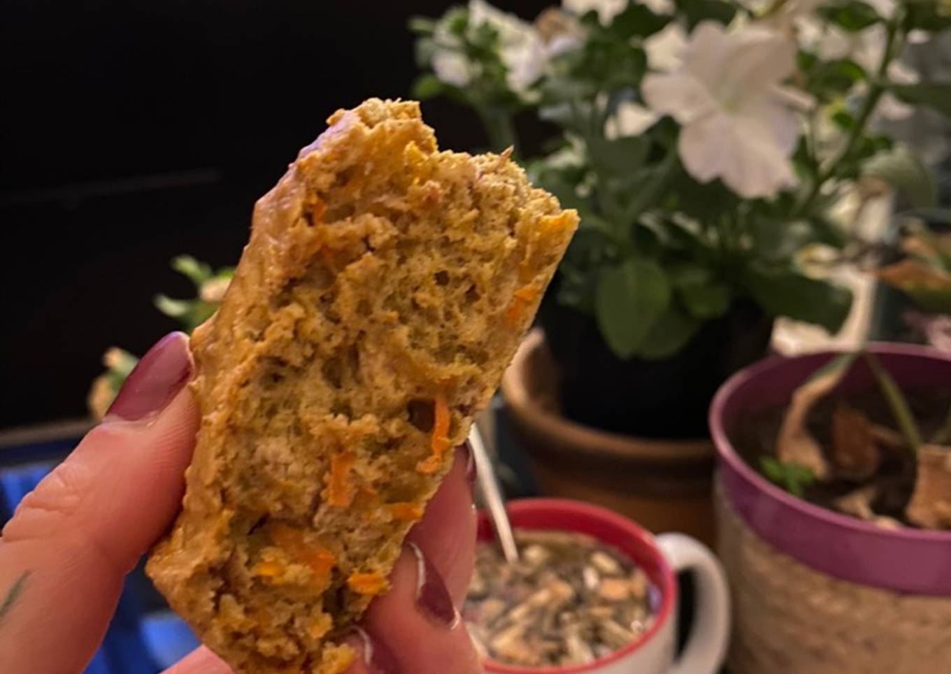 Panqué perezoso de zanahoria