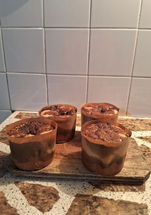 Una foto de Magdalenas veganas mixtas con cacao
