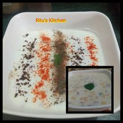 A picture of Split Bengal Gram Raita recipe.