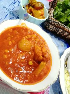 عکسی از دستور قیمه گوشت و آلوچه