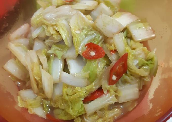 Resep Tumis Sawi  Putih  oleh Indah Riduwan Cookpad