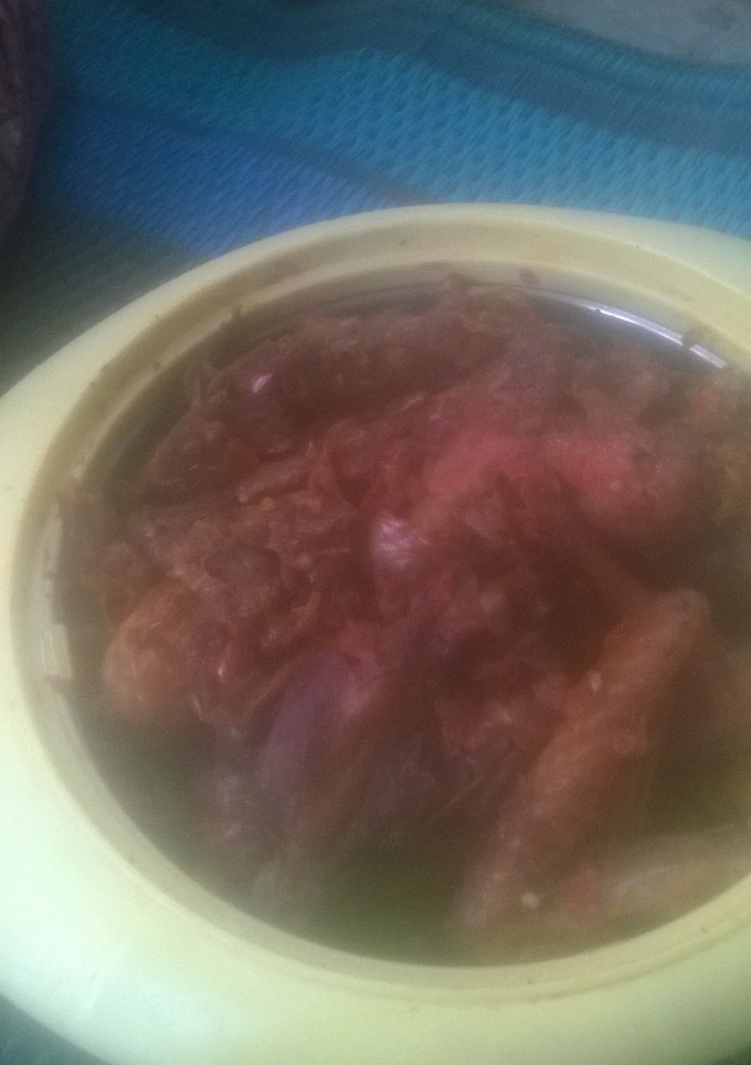 A picture of Peppered chicken.