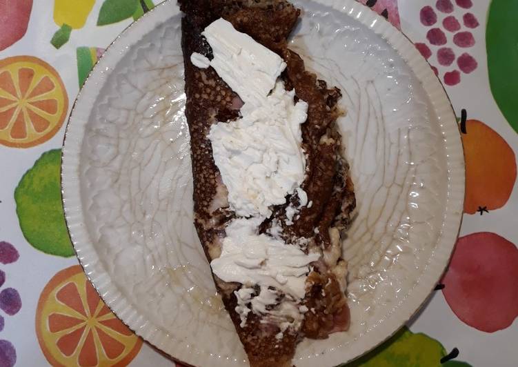 Creps con Bebida vegetal de avena