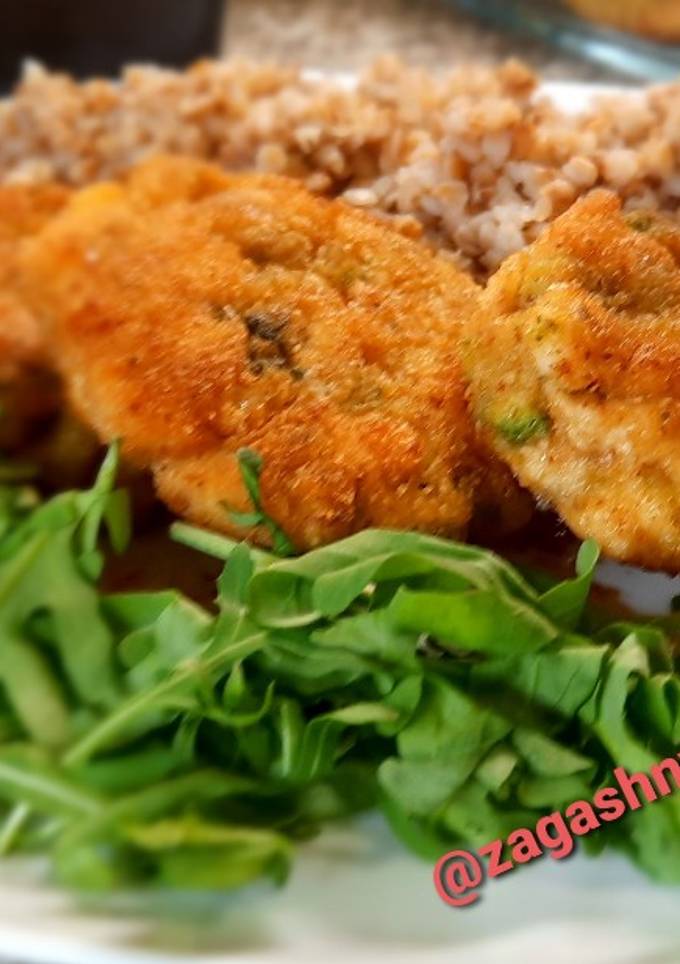 ПП котлетки з філе 🐔 та броколі
