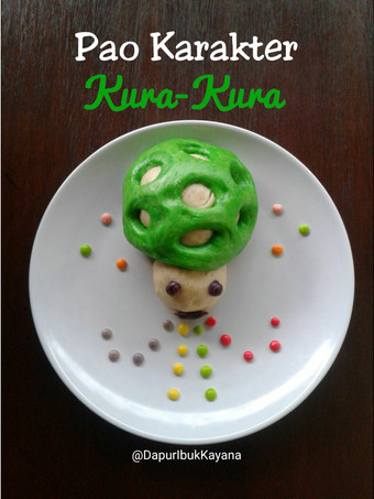 Resep 411. Pao Karakter Kura-Kura Untuk Pemula