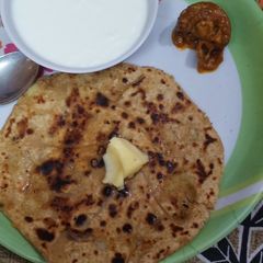 Aloo parantha A picture of Aloo parantha.